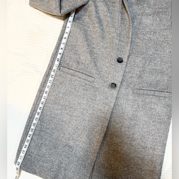 OLD NAVY, “Long Wool Relax Car Coat” WM’S SZ-L Wool, “Grey” - Picture 9 of 14